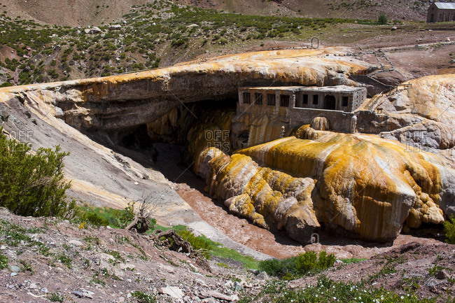 Inca Bridge near Mendoza- Argentina- South America
