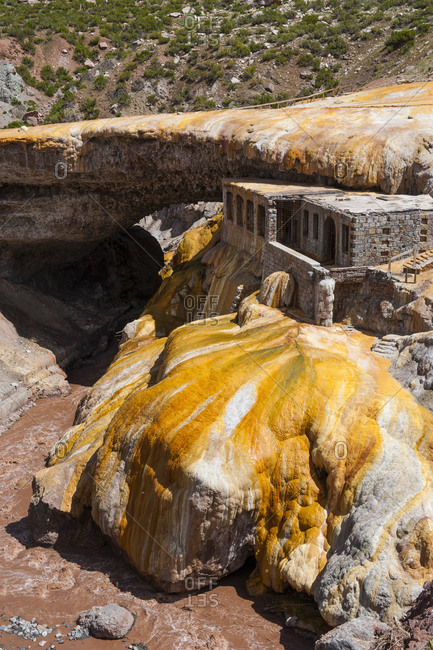 Inca Bridge near Mendoza- Argentina- South America