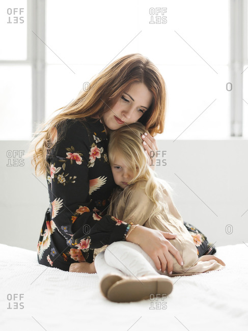 Adult Comforting Child Stock Photos Offset