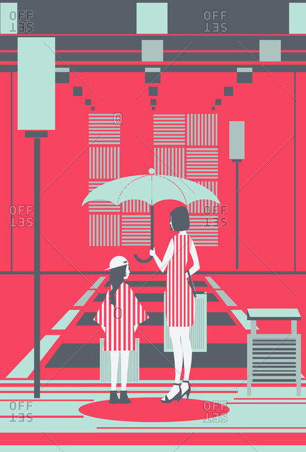 Parent-child illustrations