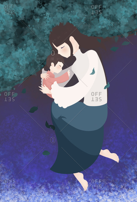 Parent-child illustrations