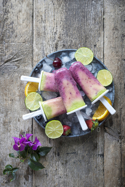 Fruit Smoothie Popsicles