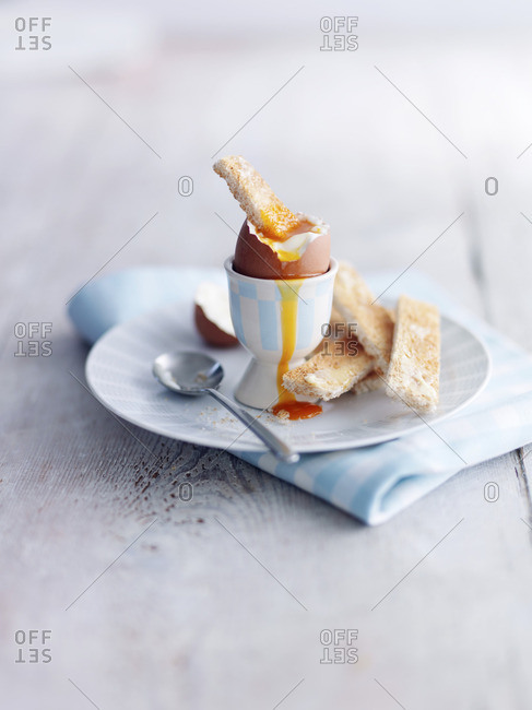 Egg and Soldiers for breakfast