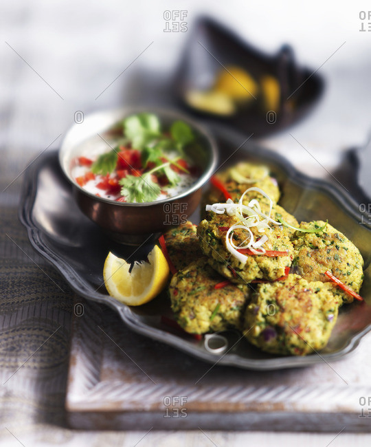 Masala crab cakes