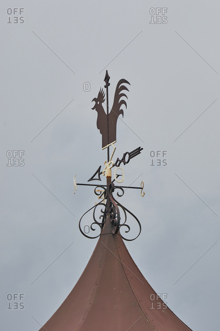 Weather vane atop a building in Sintra, Portugal