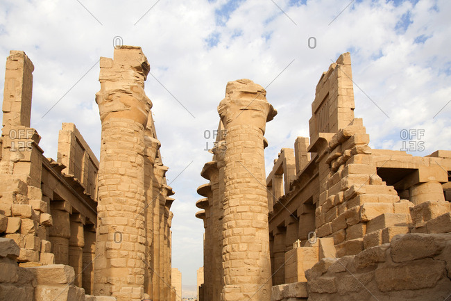 Remains of the Karnak temple complex, Luxor, Egypt