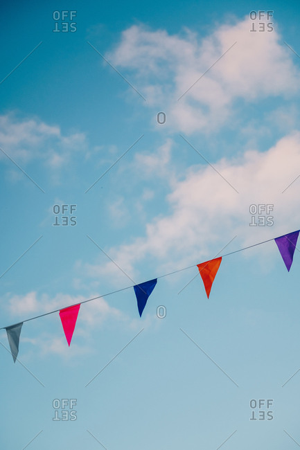 Garlands in sky