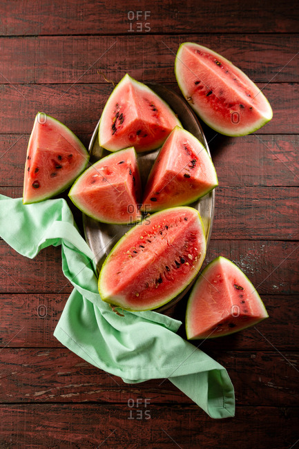 Fresh and ripe watermelon