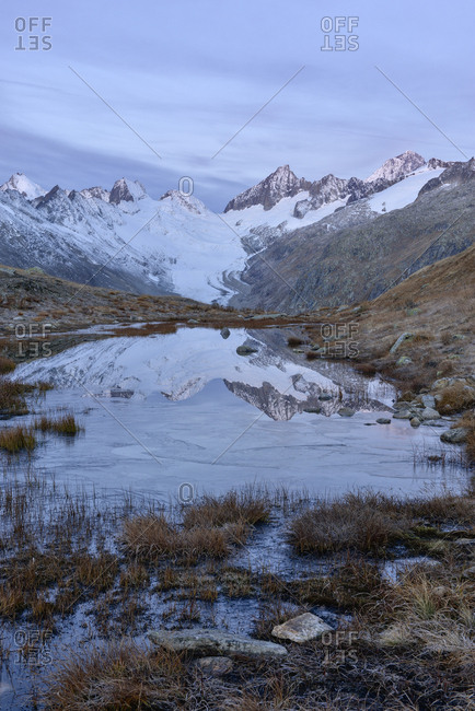 Oberaarhorn- Oberaar glacier- Grimsel Pass- Canton of Bern- Switzerland