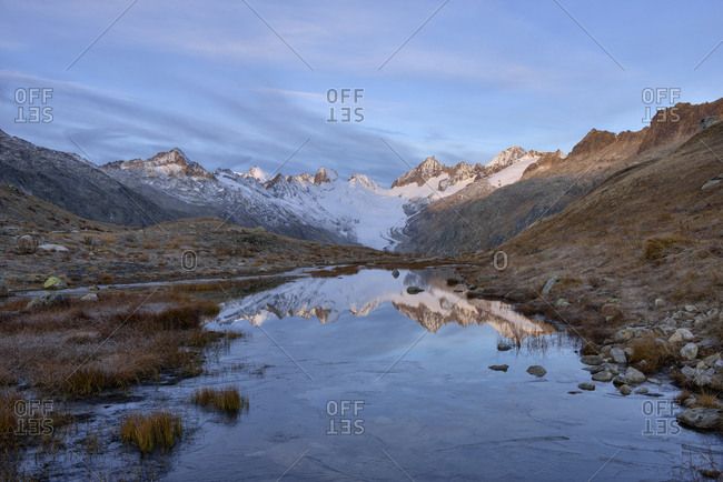Oberaarhorn- Oberaar glacier- Grimsel Pass- Canton of Bern- Switzerland