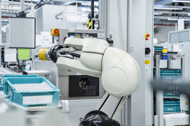 Factory Robot Arm Stock Photos Offset