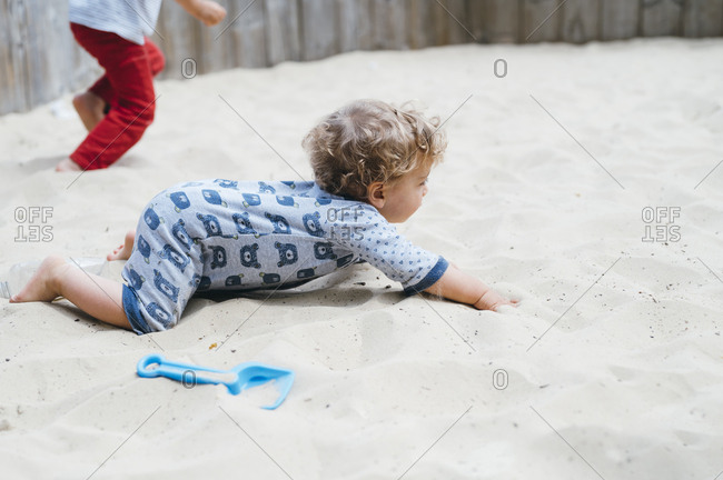 Children playing in sandpit