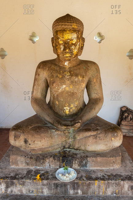Stone Buddha Statue, Luang Laos