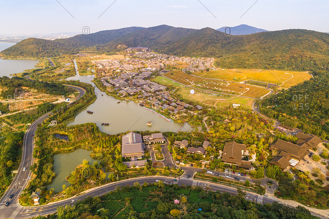 Wuxi gently bay scenic landscape