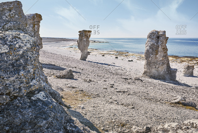 Rock formations at sea