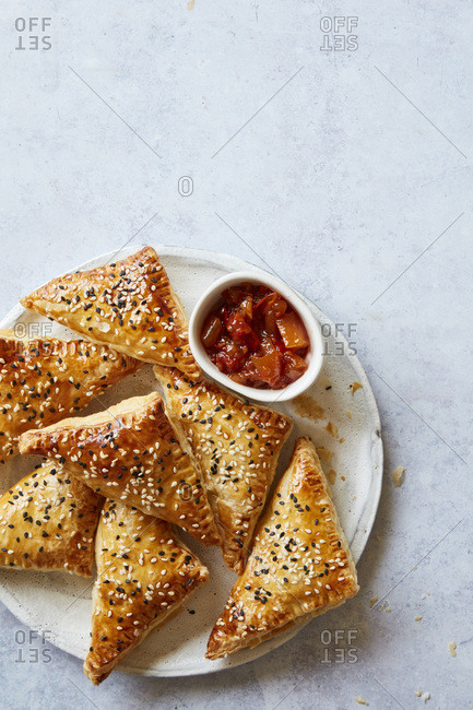 Sweet Potato and Spinach Puff Pastry Parcels