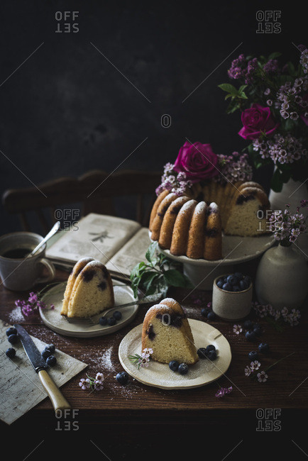 Lemon Blueberry Bundt Cake