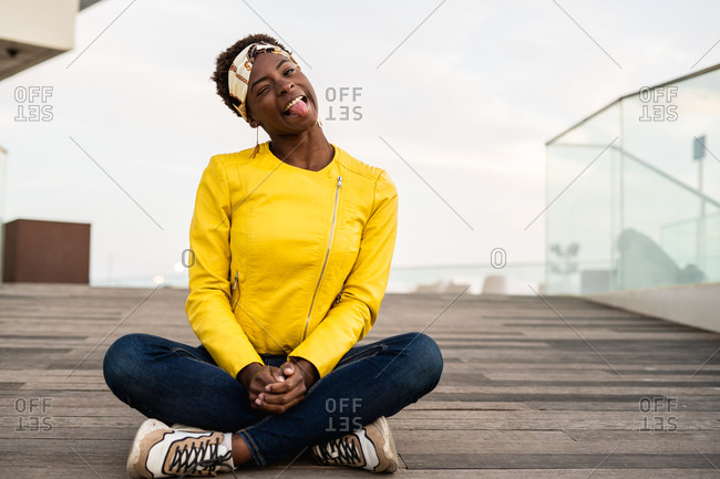 silly face african americcan stock photos - OFFSET