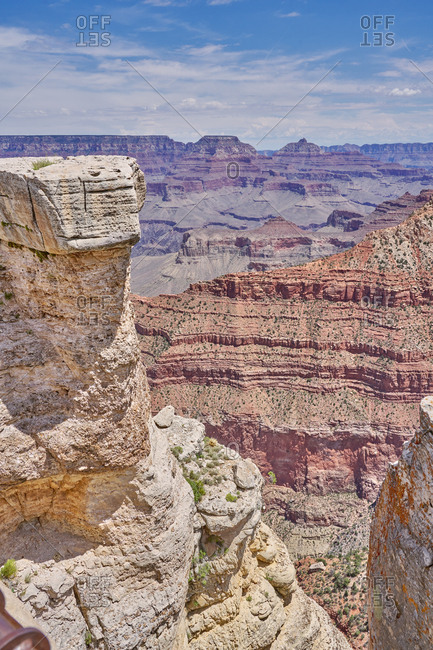 Rocky canyons in Grand Canyon National Park, Arizona