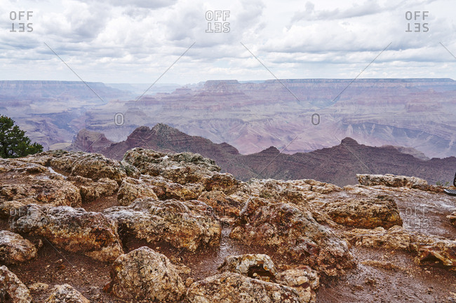 Cloudy sky over Grand Canyon National Park