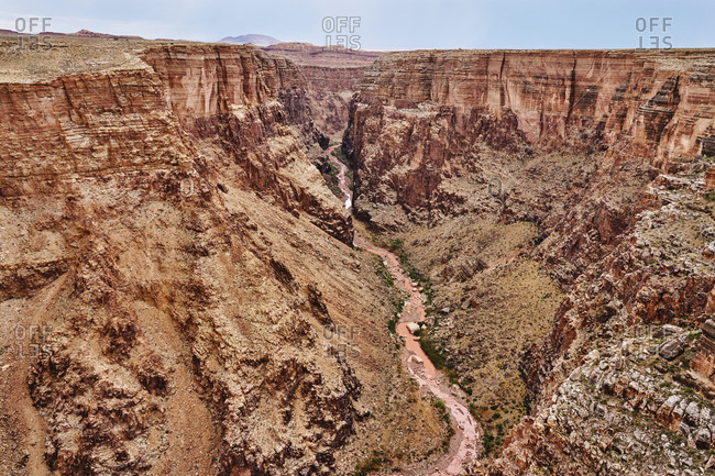 View of the Little Colorado River Gorge in Arizona