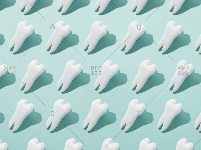Human teeth.