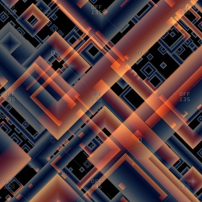 Quantum computing, illustration.