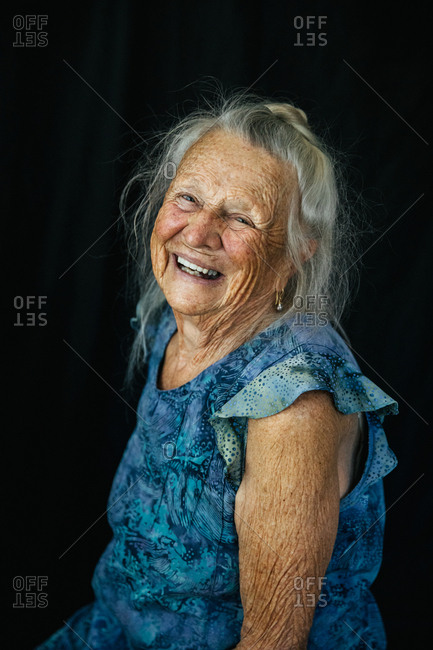 Elderly Woman Beauty stock photos - OFFSET