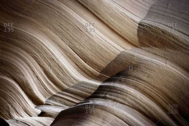 Natural patterns on eroded rock.
