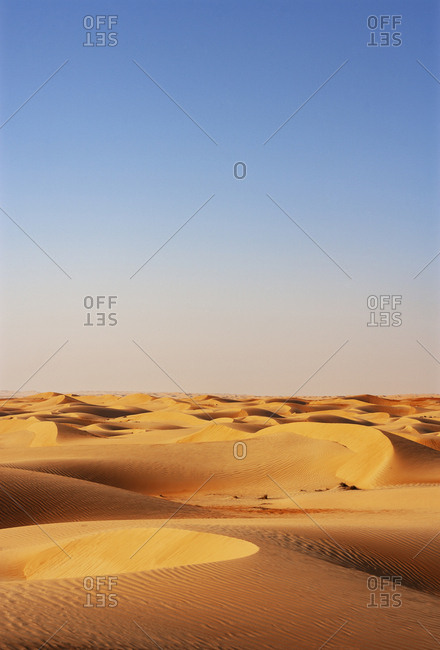 Sultanate Of Oman- Wahiba Sands- dunes in the desert
