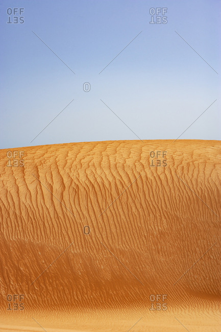 Sultanate Of Oman- Wahiba Sands- dunes in the desert