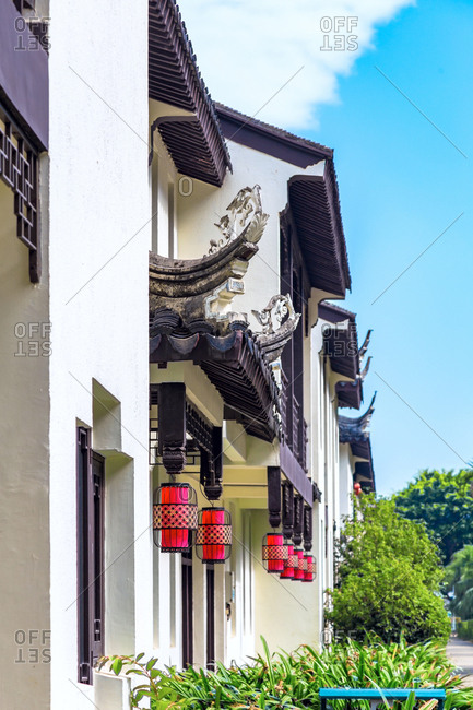 October 12, 2019: Lingnan style of ancient buildings, China