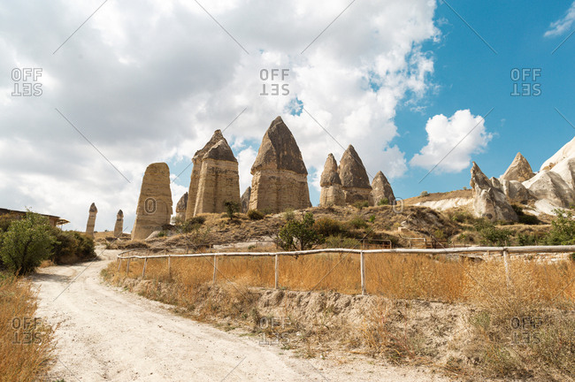 Love valley in Cappadocia region, Turkey