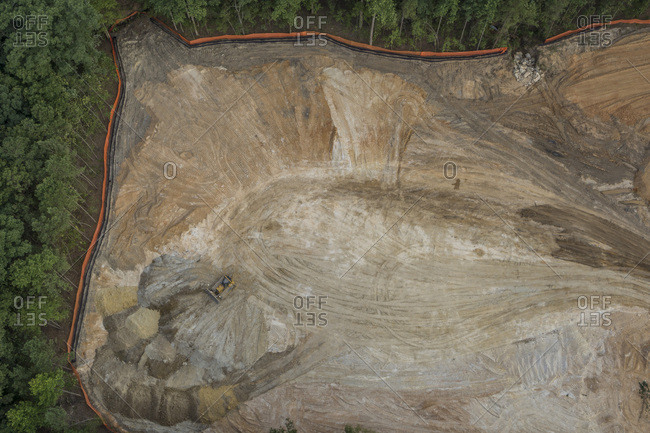 Land Clearing, Construction Site, Stone Mountain, Georgia