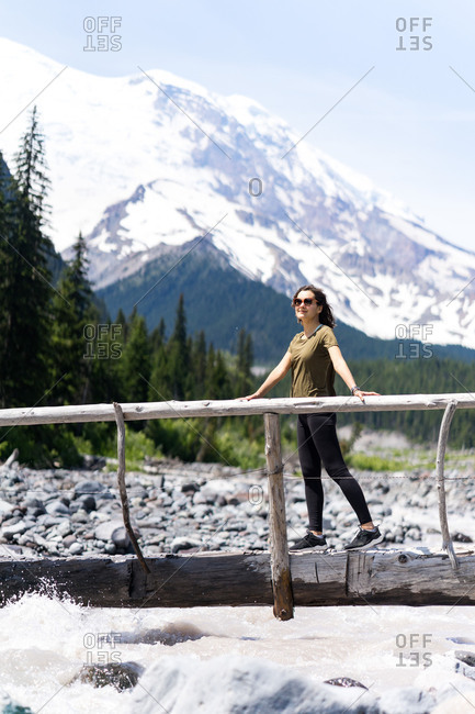 Hiker is dreaming about next adventure in washington