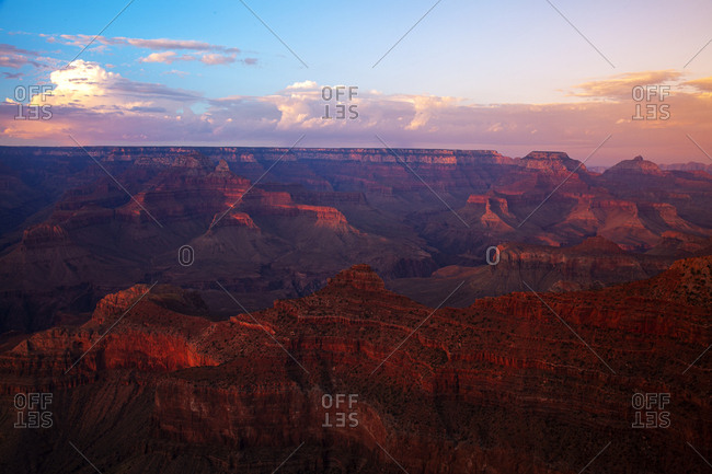 Grand Canyon at sunrise.