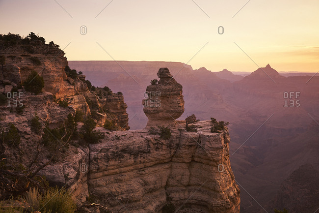 Views from the South Rim of the Grand Canyon one of the wonders of the
