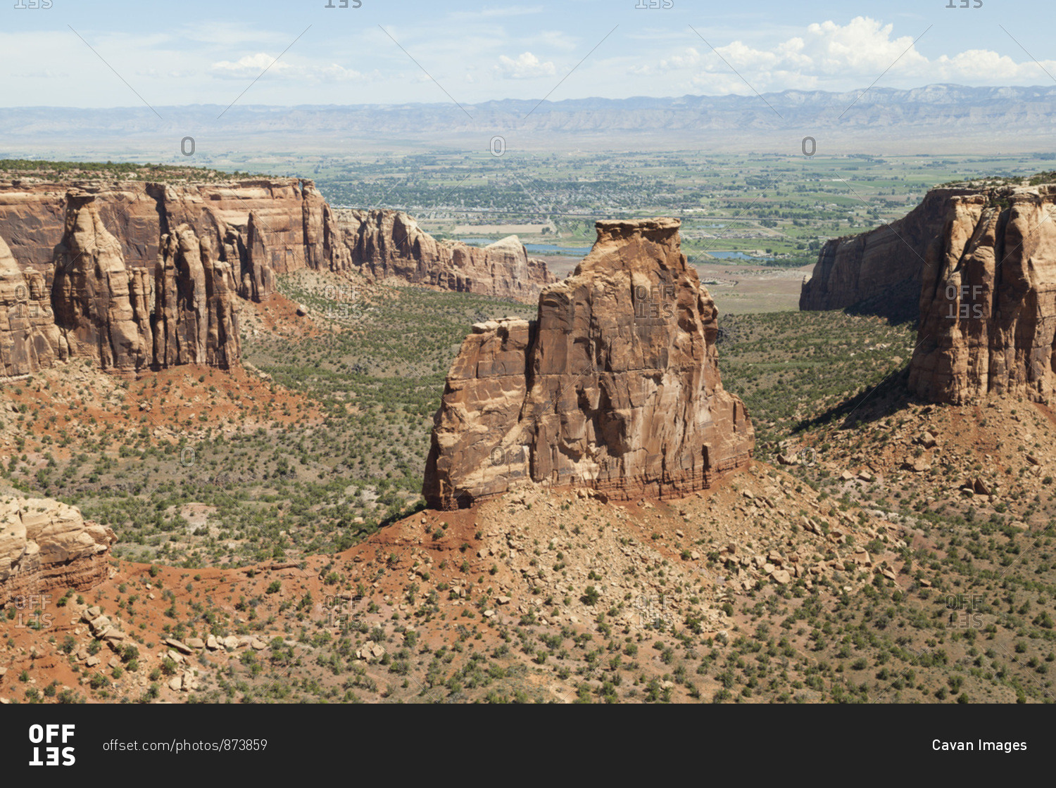 Independence Monument and Canyon in Colorado National Monument