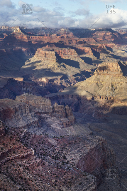 Scenic view of Grand Canyon National Park during sunset