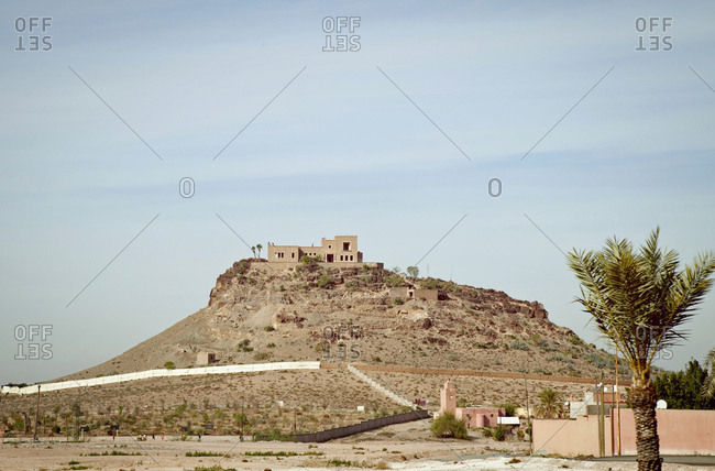 Desert house, scenery in morocco