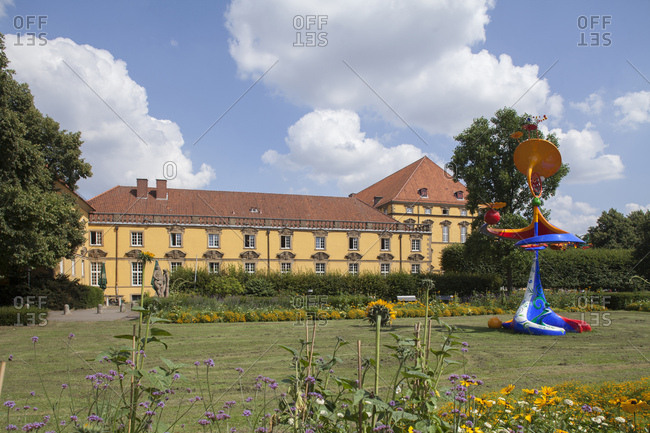July 31, 2014: Prince-archbishop castle, site of the university, Osnabruck, lower saxony, Germany, europe