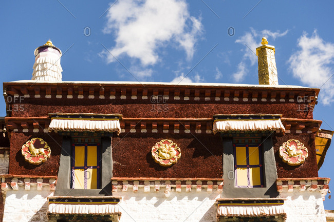 Details of the Sera monastery in Tibet