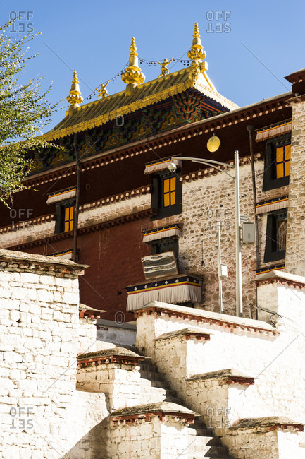 Details of the Sera monastery in Tibet