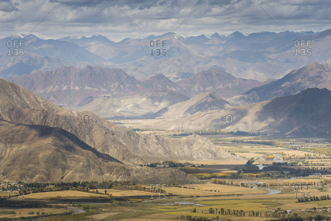 Tibet, Kyi basin in the Ganden Monastery