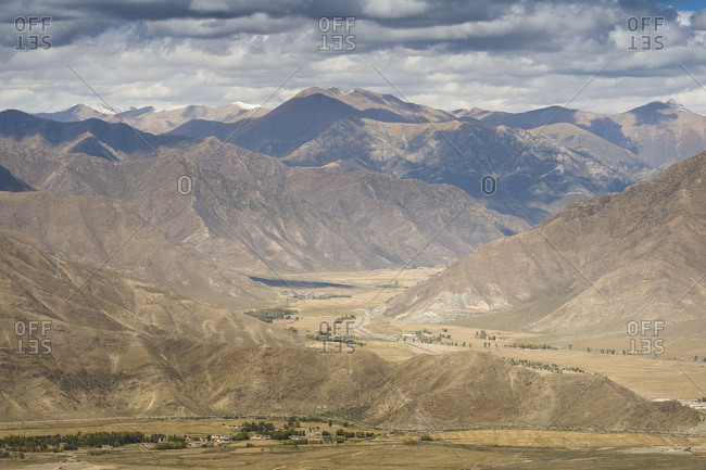 Tibet, Kyi basin in the Ganden Monastery