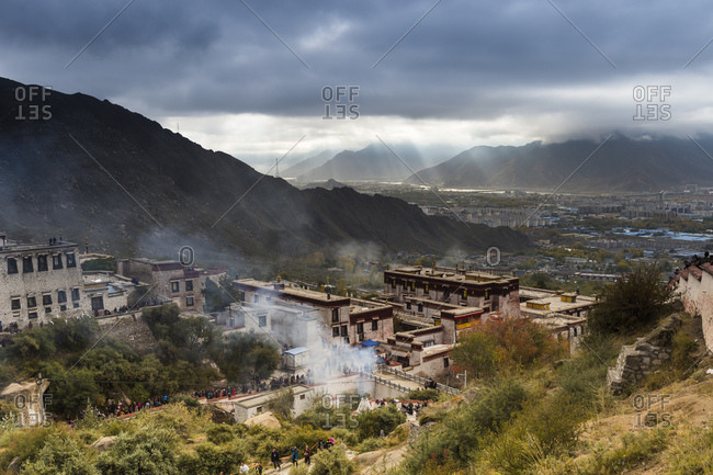 The Drepung Monastery in Tibet