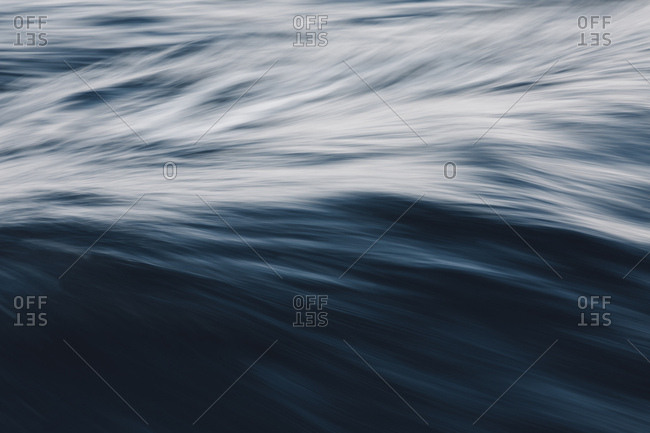 Abstract view of ocean waves