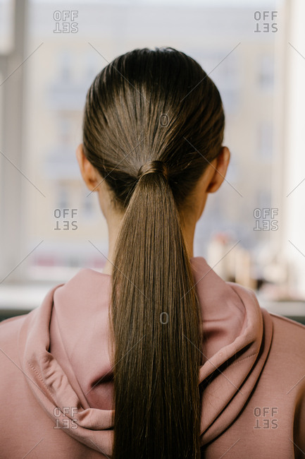 Best exclusive ponytail, long hair, brunette adult scene