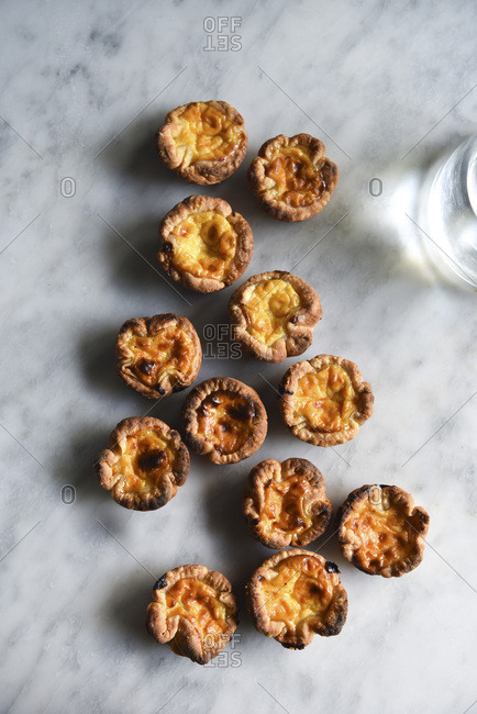 Home made Portuguese Tarts - Offset