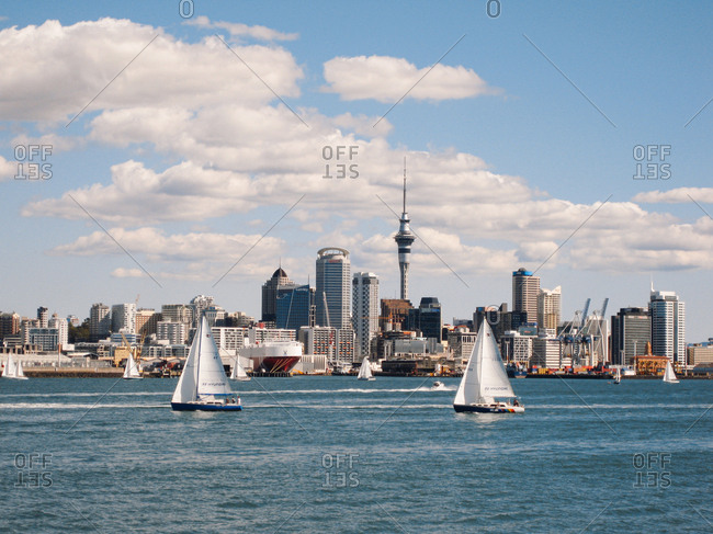 Auckland the City of Sails is in